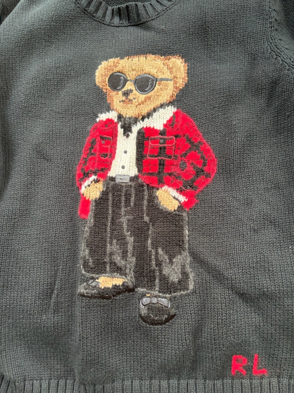Polo Ralph Lauren bear sweater - Picture 2 of 4